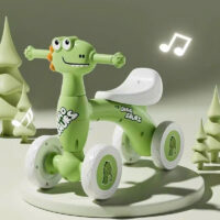Xe Chòi Chân Khủng Long Có Đèn, Nhạc Dành Cho Bé
